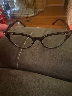🔥5 FOR $25🔥 1950's Vintage Mod Fashion Cat Eye Clear Lens Glasses